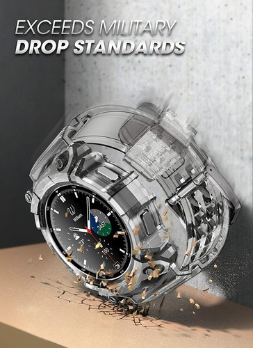 Pour Samsung Galaxy Watch 4 (46 mm) SUPCASE UBPro bracelet pare-chocs bracelet de montre robuste - Photo 30 sur 30