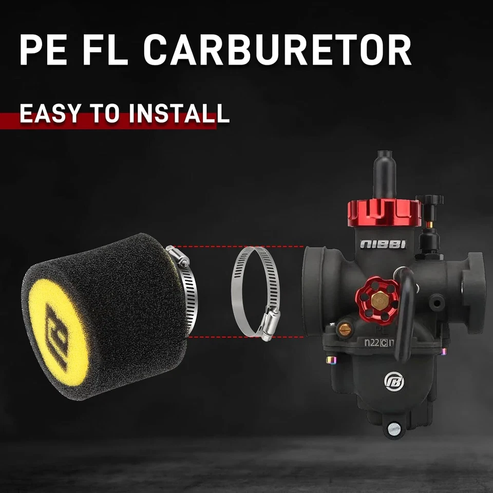 Kit de filtro de aire de carburador NIBBI PE17 para Honda XR80R 1985-2003 CRF80F 2004-2012  Foto 3 de 4