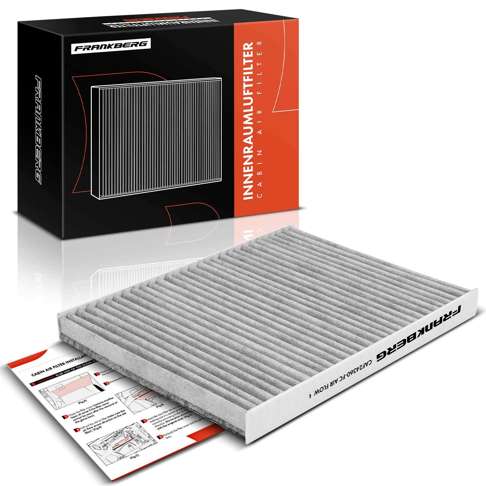 FRANKBERG Cabin Air Filter for Ford Fiesta III VI VII 2008-2024 Puma 2019-2024