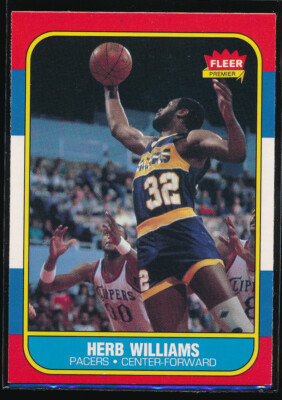 1986-87 Fleer #125 Herb Williams RC - Indiana Pacers NM/MT+ (C01A)