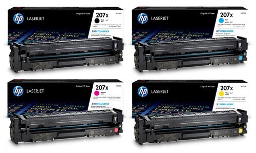 Genuine HP 207A, HP 207X, Toner Cartridges W2210A, W2211A, W2212A, W2213A, LOT - Picture 36 of 41