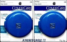  (2 PACK) CoverGirl Clarifying Pressed Powder 540 BUFF BEIGE For ACNE Prone Skin