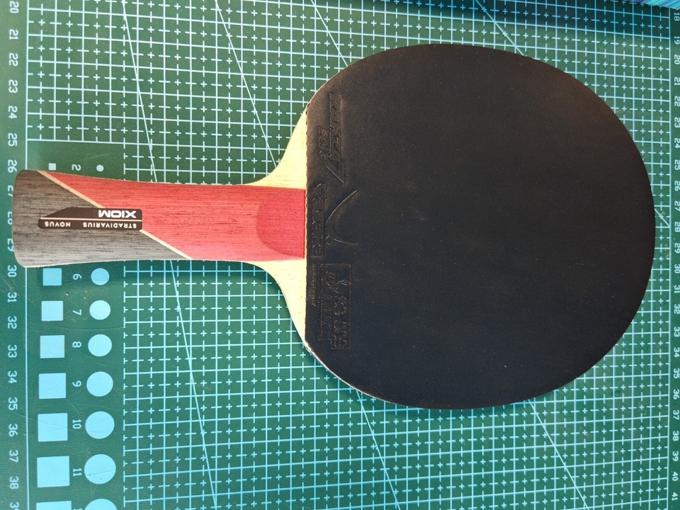 Xiom Stradivarius table tennis blade. Flared handle, Brand new eBay
