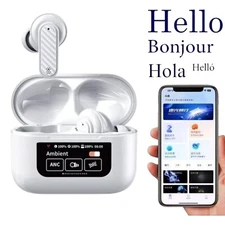 Language Translation Earbuds 3-in-1 AI Translator Earbuds with 150 Language Real