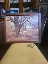 ANTICO DIPINTO/ROMA/CAMPAGNA ROMANA/'900/OLIO/"ROCCA DI PAPA".