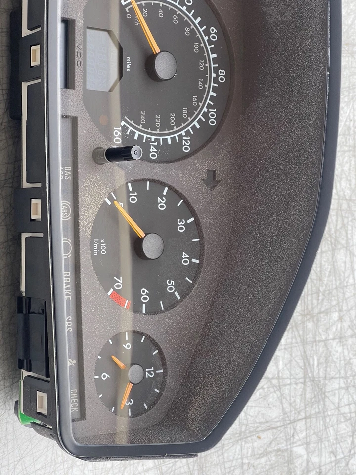 Mercedes-Benz S320 W140 1998 velocímetro cuadro de instrumentos indicadores 100 k OEM Foto 2 de 4