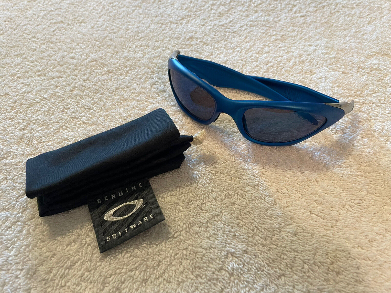 Oakley Scar FMJ Blue Sunglasses - Ice Iridium - N… - image 1