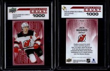 2024-25 Upper Deck Series 2 Population Count 1000 #PC-54 Jack Hughes