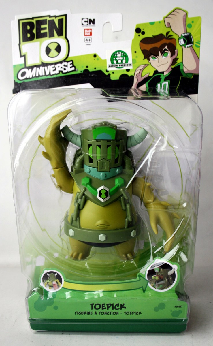 RARE 2013 BEN 10 OMNIVERSE TOEPICK FIGURE ALIEN HEROES