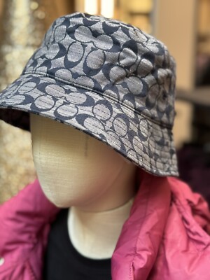 coach Signature Chambray Bucket Hat ci497 Signature Chambray Bucket Hat | Accessories | Coach | COACH® main image 3
