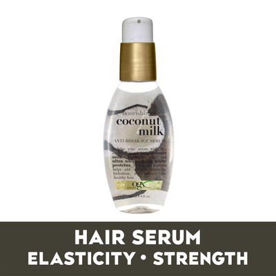 Coconut Milk Moisturizing Strength & Shine, Leave-In Treatment Hair Serum, 4 Fl 