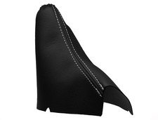 VOLVO S80 I (1998-2008) Soufflet Levier De Frein 100% Cuir - Couture Blanc