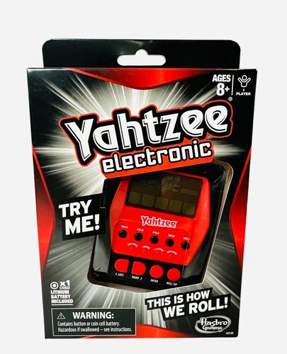 Yahtzee 2012 Handheld Electronic Digital Game Hasbro A2125 New🔥🔥Free Ship