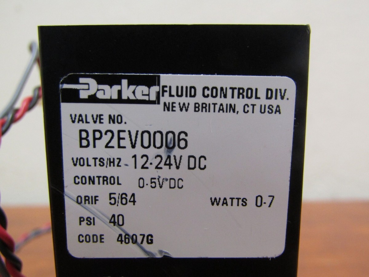 PARKER BP2EV0006 4607G Fluid Control Division | eBay