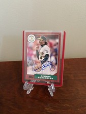 2022 Topps Series 1 1987 Topps Baseball Dennis Eckersley Autograph Red /25 HOF