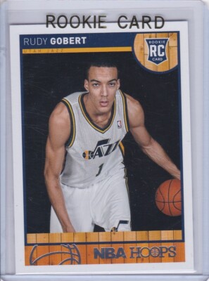 RUDY GOBERT ROOKIE CARD 2013 Utah Jazz Basketball NBA HOOPS RC 