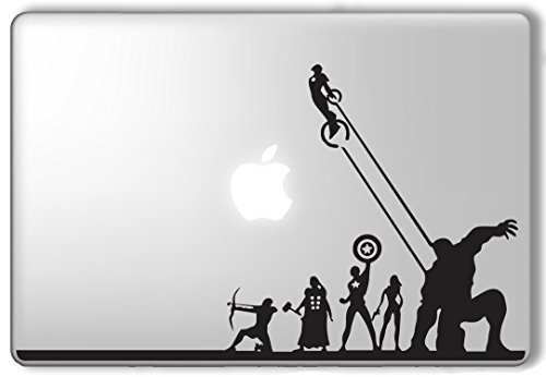 Avengers Superheroes Marvel Apple Macbook Laptop Vinyl Sticker