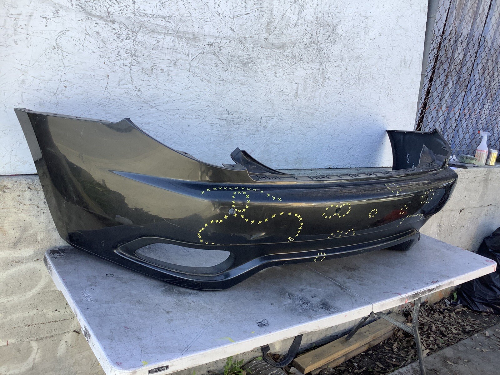 2008 2009 2010 2011 2012 MASERATI GRAN TURISMO REAR BUMPER OEM USED