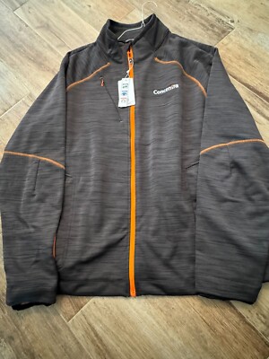 North End Sport Concentra Jacket Men's Size XL Gray & Orange New
