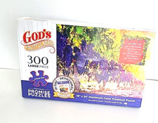 Fair Hope Promise Puzzles GOD'S FRUITFULNESS Grapes Vines 300 Piece Bible Jigsaw