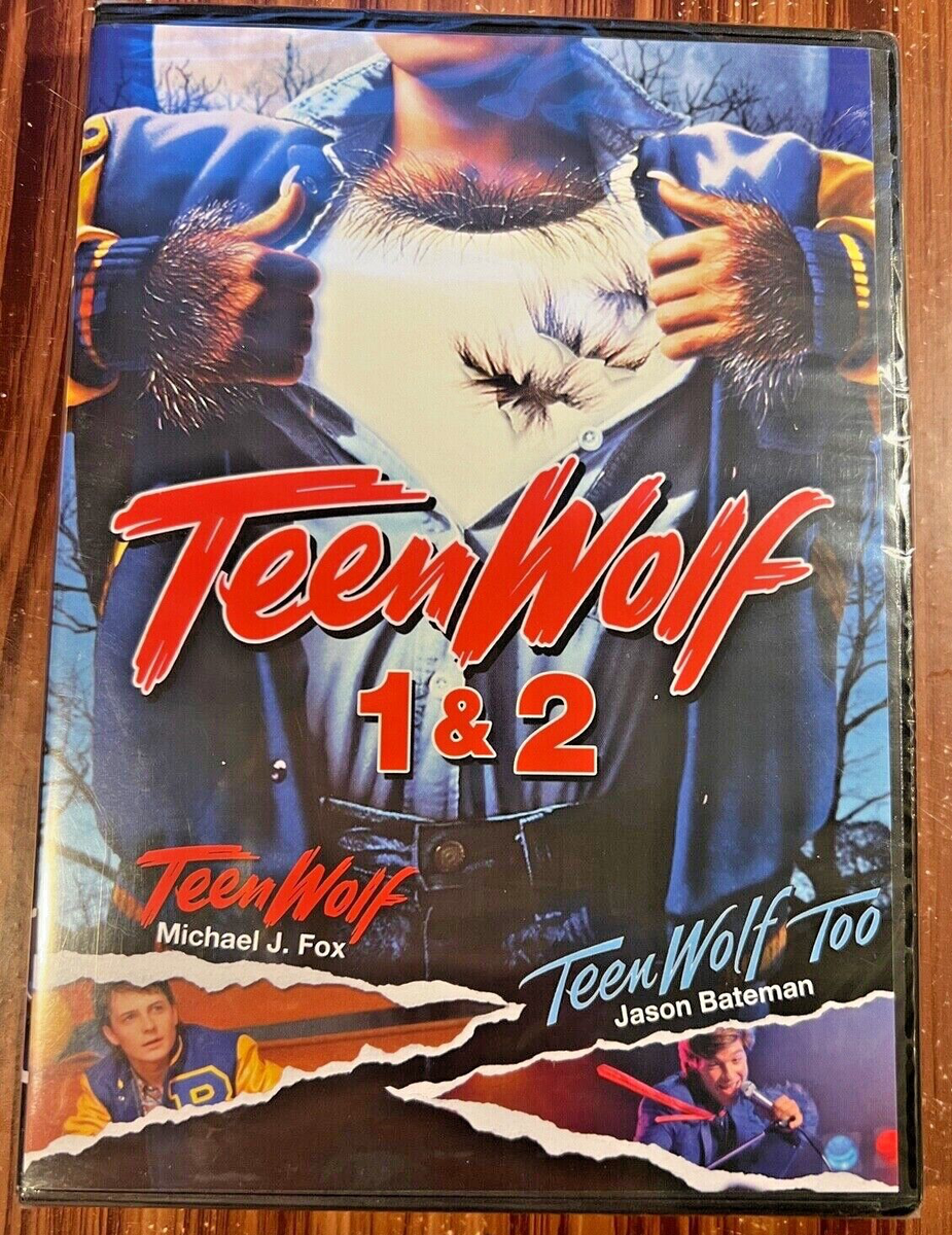 Teen Wolf 1 & 2 DVD Michael J. Fox Jason Bateman Too Horror 80's