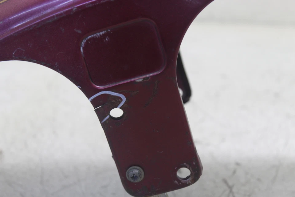 Yamaha Virago 535 1995 OEM guardabarros rojo rueda delantera C1D Foto 2 de 4