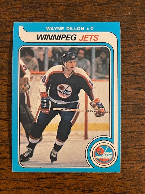 1979-80 O-Pee-Chee hockey set break #359 Wayne Dillon - Winnipeg Jets NRMT
