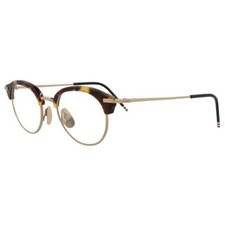Thom Browne TB706-CTKTGLD50 Tortoise Gold 50-21-Round/Oval Eyeglasses NEW