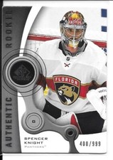 2021-22 SP Game Used Authentic Rookie Retro Spencer Knight Rookie RC /999 #R-20