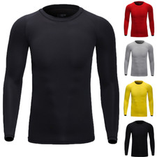 Athletic Compression Shirt Long Sleeve Dry Fit Sport Gym Shirts for Work Cycling