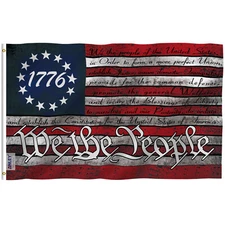 Anley 3x5 ft We The People Flag - 1776 Vintage Betsy Ross US Constitution Flags
