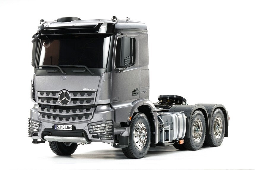 j*j様 Mercedes-Benz Actros ダンプトラック シルバー Tamiya 56359 1/14 RC Tractor Truck Mercedes-Benz Arocs 3363 Gun