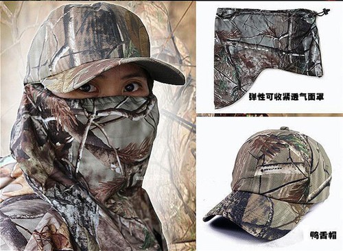 6639 New Bionic Camouflage Hunting Clothes Leaf Waterproof Jacket +Pants Suit - Picture 3 of 31