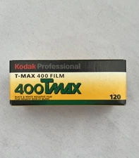 Sealed Kodak T-Max 120 Film ISO 400 -TMY-Black & white film - Expired 09/2005.