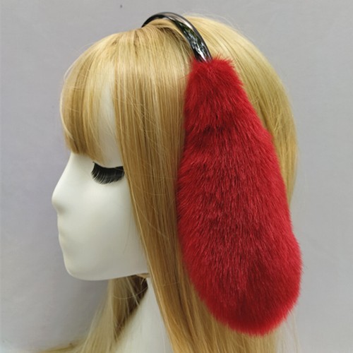 Dog Rabbit Ears Headband Cute Anime Plush Furry for Halloween Cosplay Party NEW - Picture 24 of 26