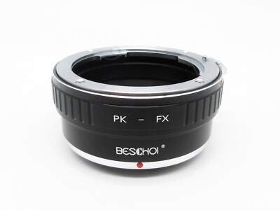 Beschoi Adapter PK-FX für Pentax K PK Objektiv auf Fujifilm Fuji X Mount Kamera