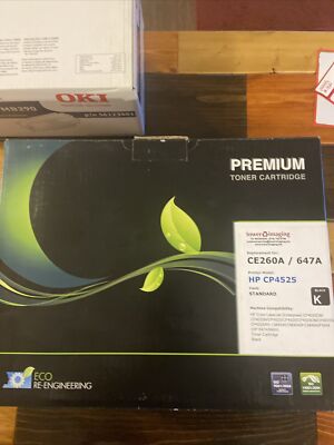 NEW ECO RE-ENGINEERING PREMIUM TONER CARTRIDGE FOR HP 647A CE260A BLACK CP4525