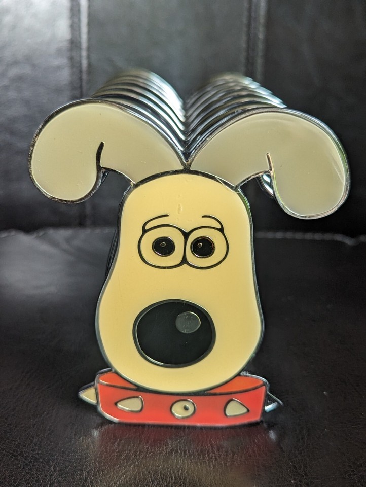 Vintage Wallace And Gromit Novelty 7 Slice Metal Gromit Toast Rack VGC