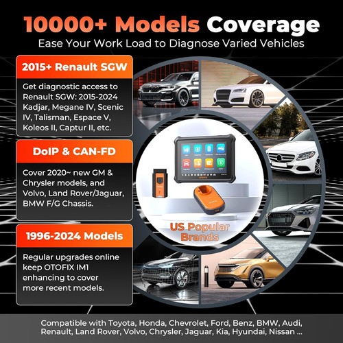 2025 OTOFIX IM1 IMMO Key FOB Programming Tool Car Full System Diagnostic Scanner - Picture 8 of 15