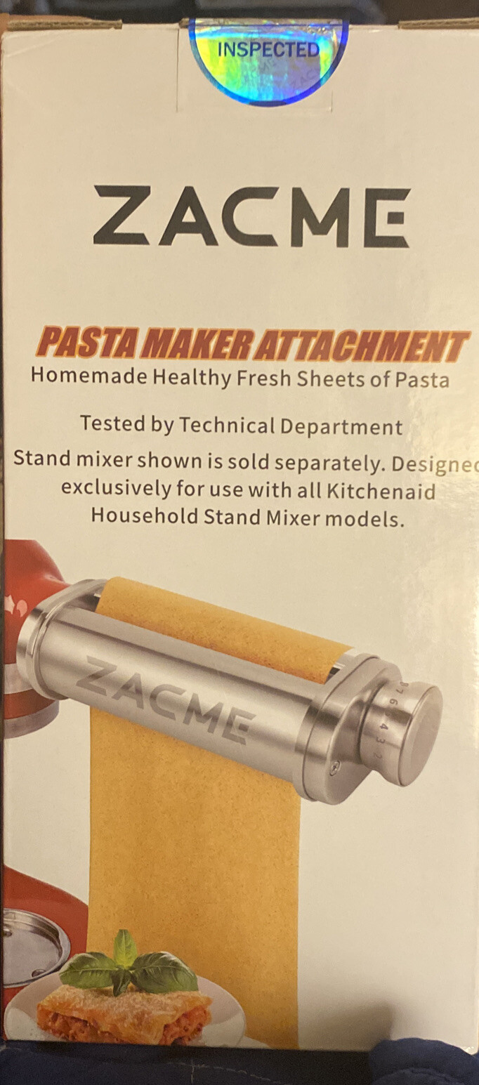AIRPRO ZACME Pasta Maker Attachment For KITCHENAID eBay