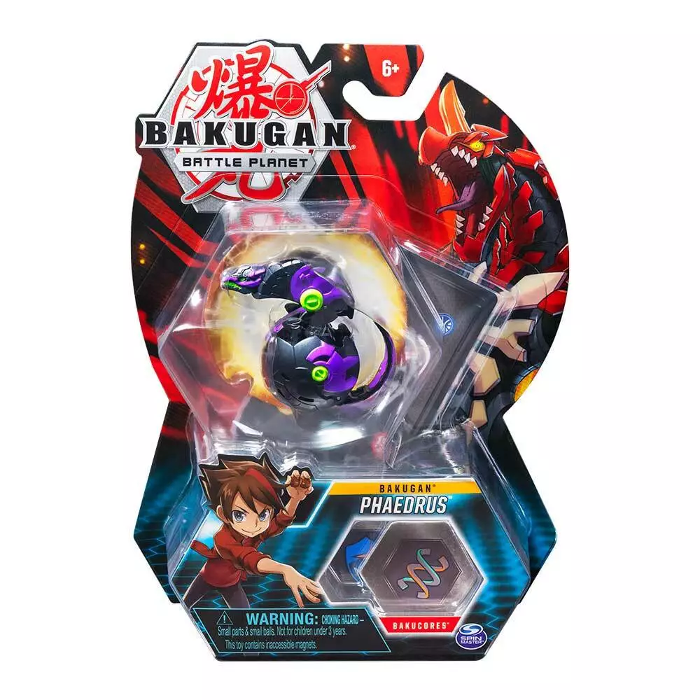 New BAKUGAN Darkus PHAEDRUS Battle Planet Brawlers Spin Master NiB