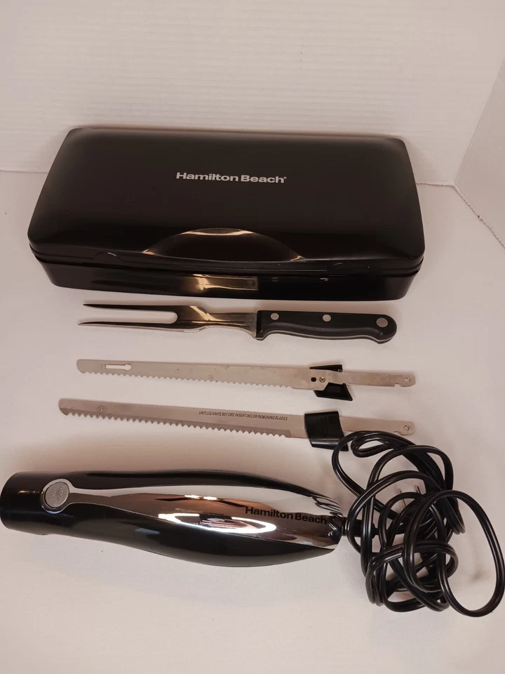 Cuchillo eléctrico Hamilton Beach clásico cromado 74275R ¡funciona! Foto 3 de 4