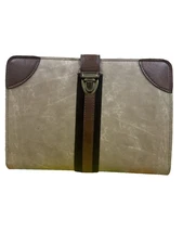 Vintage Brown Leather  Organizer/Portfolio