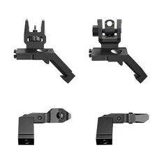 45 Degree V3 Fiber Optic Offset Iron Sight -Angled Flip Up Sights Front