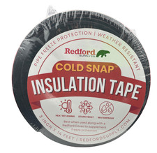 Pipe Insulation Tape 3"x14' Redford Cold Snap Weather Resistant Water Pipe Wrap