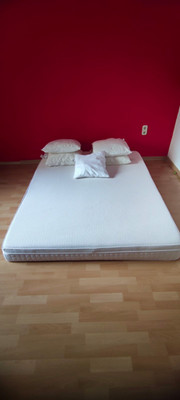 IKEA KOGSFRÄKEN Kaltschaummatratze 160x200 cm H2, Weiß, abnehmbarer Bezug