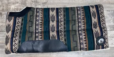 BAR J STAGE COACH WEST CUTBACK FLEECE AZTEC WESTERN SADDLE PAD 25'' X 30''