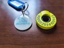 MPM Microchip Pet Feeder GREEN REPLACEMENT RFID TAG -See Description 