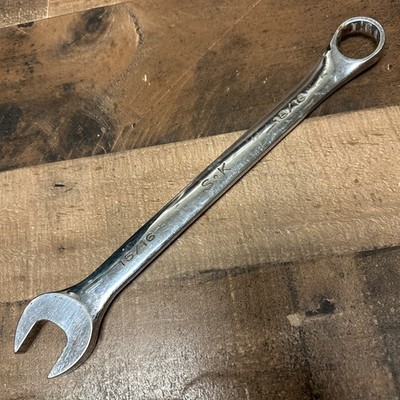 SK 15/16'' Combination Wrench 12 Point SuperKrome Full Polish Finish 88230 USA