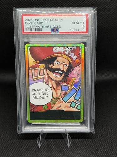 Gol.D.Roger (Alternate Art) graded PSA 10 for sale on eBay